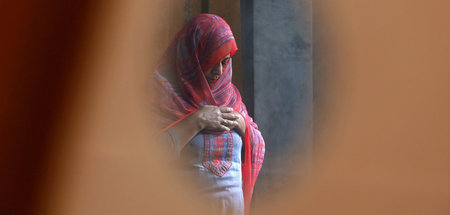 Betende Muslima in Srinagar (Archivbild, 2017) Betende Muslima in Srinagar (Archivbild, 2017)