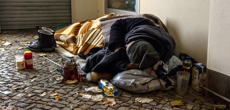 Die Zahl der Wohnungslosen steigt in Berlin stetig