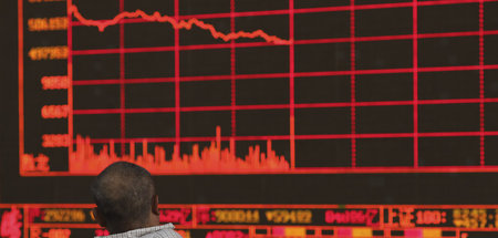 Flaute nach Exportzahlen: Auch an der Börsen in Beijing sank der... Flaute nach Exportzahlen: Auch an der Börsen in Beijing sank der...