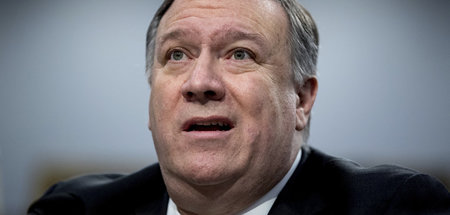 US-Außenminister Michael Pompeo am 27. März bei einer Anhörung v...