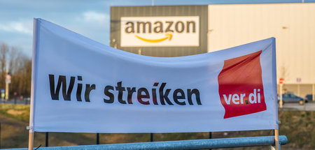 Verdi zeigt Flagge: Ausstand von Amazon-Beschäftigten am 3. März...