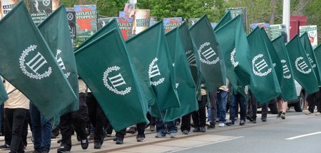 Provokation am 1. Mai 2019: Die extrem rechte Partei »Der III. W...