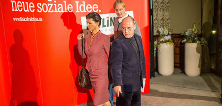 Werden keine Freunde mehr: Sahra Wagenknecht und Gregor Gysi (im...