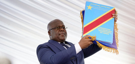 Félix Tshisekedi bei seiner Vereidigung als Präsident des Kongo