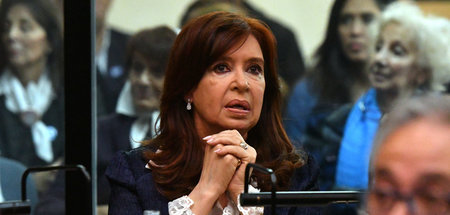 Angeklagt wegen Korruption. Cristina Fernandez de Kirchner