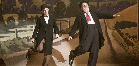 »Die Music Hall war Laurels Kinderstube«: Laurel (Steve Coogan) ... »Die Music Hall war Laurels Kinderstube«: Laurel (Steve Coogan) ...