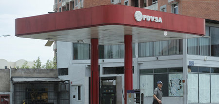 Ziel des Wirtschaftskrieges der USA: Geschlossene PDVSA-Tankstel... Ziel des Wirtschaftskrieges der USA: Geschlossene PDVSA-Tankstel...