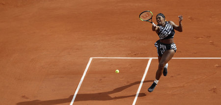 Kann auch furchterregend brüllen: Serena Williams