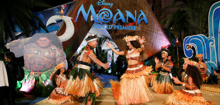 Weltpremiere von »Vaiana« in Hollywood mit echten Menschen