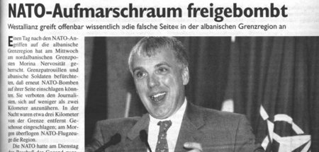 Wieso verhandeln, wenn man doch bomben kann? jW vom 3.6.1999