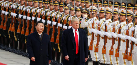 Donald Trump und Xi Jinping in Beijing am 9.11.2017