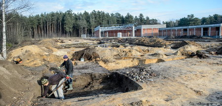 Ausgrabungen auf dem Gelände des ehemaligen Vernichtungslagers S