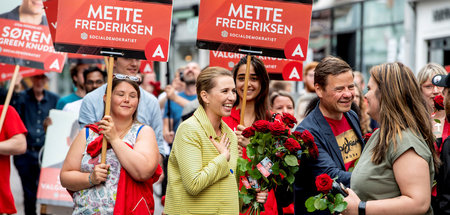 Hat die Wahlen mit den Sozialdemokraten gewonnen: Mette Frederik...