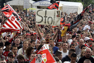 Das Pokalfinale des Deutschen Fußballbundes, hier am 26. Mai 200... Das Pokalfinale des Deutschen Fußballbundes, hier am 26. Mai 200...