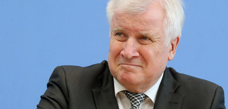 Horst Seehofer (CSU), Bundesinnenminister, am 14. Mai 2019 in Be...