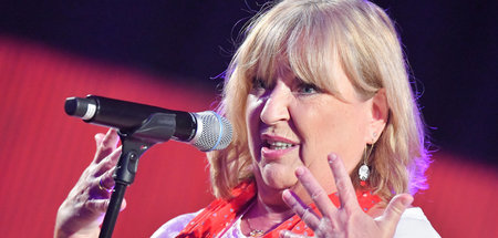 Kann auch mit den Händen singen: Schauspielerin und Sängerin Ang...