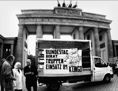 Protestaktion der Friko am 18. Mai in Berlin