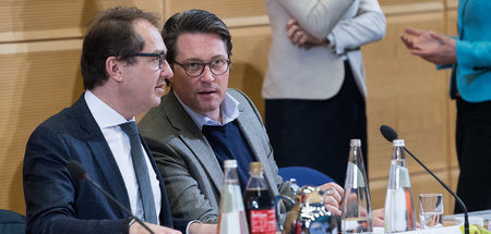 Dobrindt und Scheuer, das Duo Infernale der CSU: Maut gescheiter...