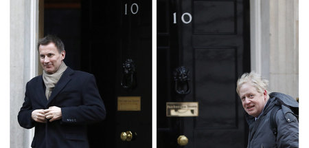 Wollen in die Downing Street 10 einziehen: Jeremy Hunt (l.) und 