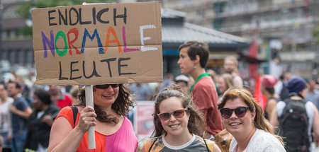 Was »normal« ist, definieren die Teilnehmerinnen und Teilnehmer ...