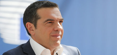 Alexis Tsipras, Ministerpräsident von Griechenland, beim EU-Gipf