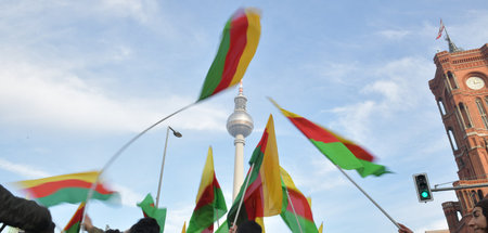 Kurdische Demonstration in Berlin anlässlich des 25jährigen Verb