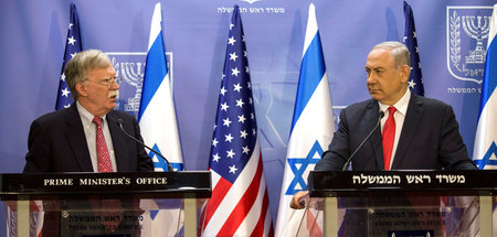 Partner in antiiranischer Rhetorik: Israels Premier Netanjahu (r...
