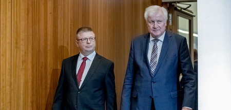 Thomas Haldenwang (l.), Präsident des Bundesamts für Verfassungs