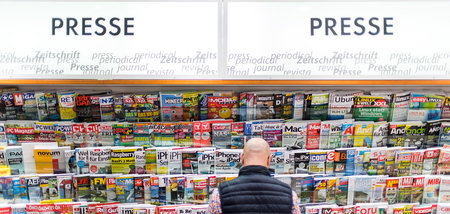 Zeitungskiosk in Hamburg: Bisher sieht es hier noch vielseitig a...