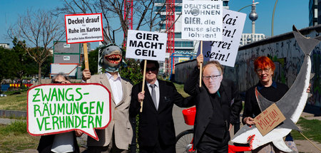 »Kämpfer um Wohnraum«, hier neulich beim Tag der Immobilienwirts...