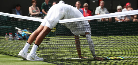 »Business as usual«: Nick Kyrgios bei seinem Erstrundensieg am D...