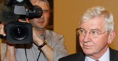 BND-Chef Ernst Uhrlau am Donnerstag entspannt in Berlin