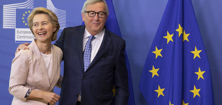 Ursula von der Leyen wirbt in Brüssel um Unterstützung. Die von