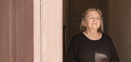 Kristine Huschka wohnt seit 40 Jahren in ihrem Wohnhaus und erle...