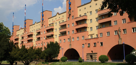Symbol des »Roten Wien«: Der über die Stadtgrenzen der österreic...