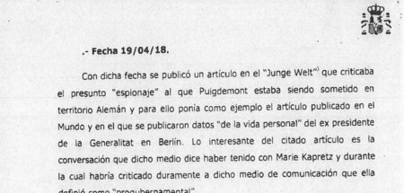 Im spanischen Innenministerium sitzen aufmerksame jW-Leser: Ausz...