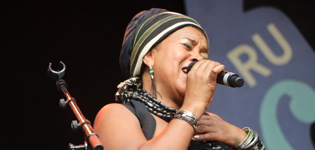 Monica Njava von der Band Toko Telo gehört zu den renommierteste
