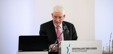 Josef Schuster, Präsident des Zentralrats der Juden, bei einer K