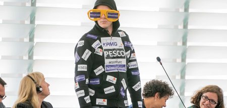 Hat den Durchblick: Nico Semsrott (Die PARTEI) am Dienstag nach ...