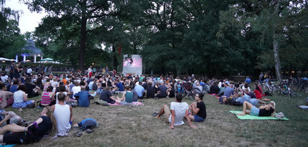 Freiluftveranstaltung des Filmfestivals im vergangenen Jahr
