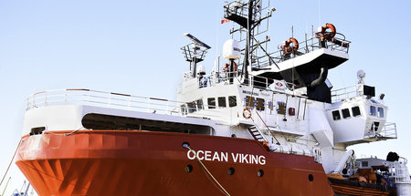 Das neue Schiff »Ocean Viking« der Hilfsorganisation »SOS Médite...