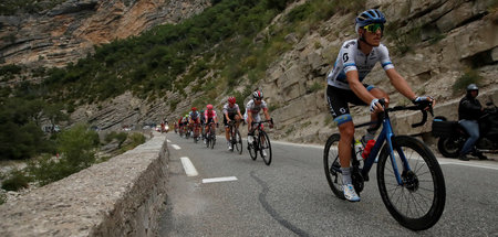 Maximalherausforderung: Beim Anstieg nach Val Thorens heißt es a...