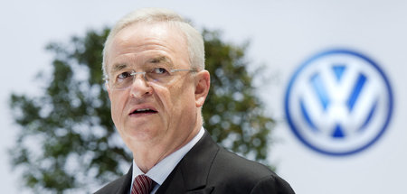 Der damalige Vorstandsvorsitzende der Volkswagen AG, Martin Wint...