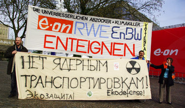 Protest gegen Energieriesen am Mittwoch in Essen