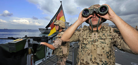 Die Bundesmarine im Einsatz – glücklicherweise nicht vor den Küs...