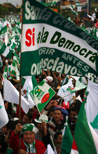 »Demokratiebewegung« gegen die Demokratie: Kundgebung bolivianis...