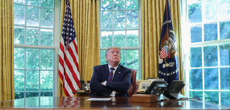 US-Präsident Donald Trump am 26. Juli 2019 im Oval Office