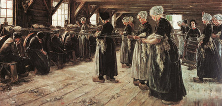 Das Heroisch-Geduldige kollektiver Arbeit: Max Liebermanns Ölgem... Das Heroisch-Geduldige kollektiver Arbeit: Max Liebermanns Ölgem...