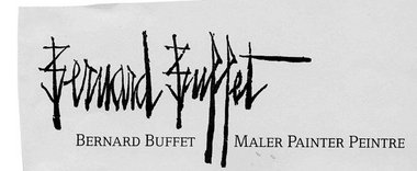 Eine Signatur, die Angst und Schrecken verbreitet: Bernard Buffe...