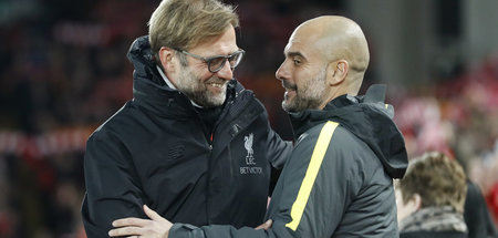 »Beliebteste Liga der Welt«: Jürgen Klopp und Pep Guardiola